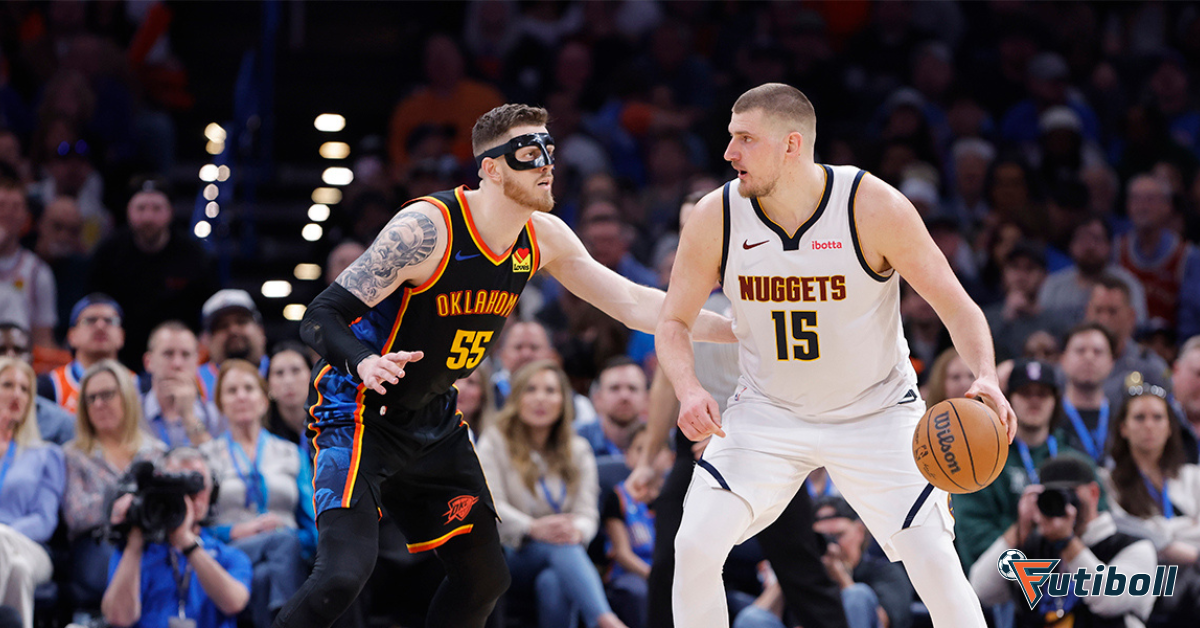 Jokic marca 42 em Thunder x Nuggets nos playoffs 2025