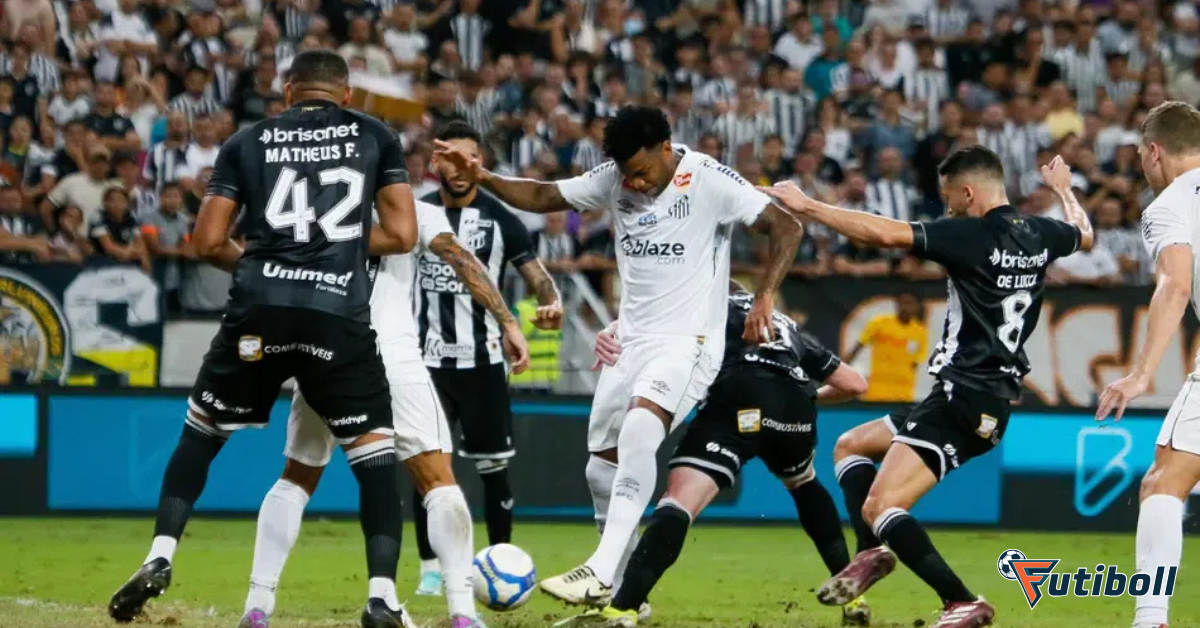 Santos x Ceará: Empate complica o Peixe no Brasileirão 2025