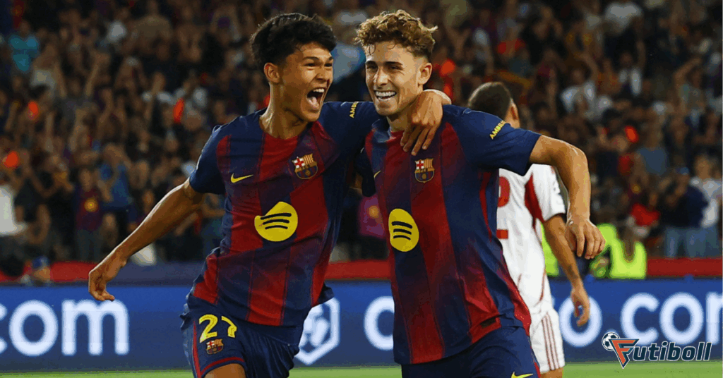 Barcelona x Olympiacos 6-1 – Goleada e show de Fermín