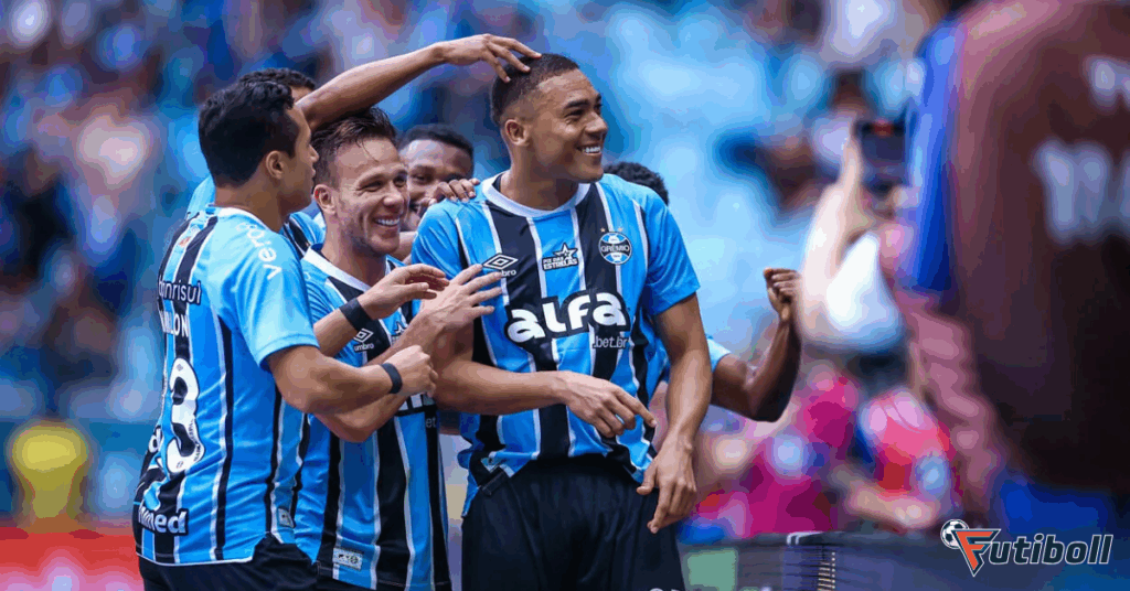 Grêmio × Juventude vitória com hat-trick de Carlos Vinícius