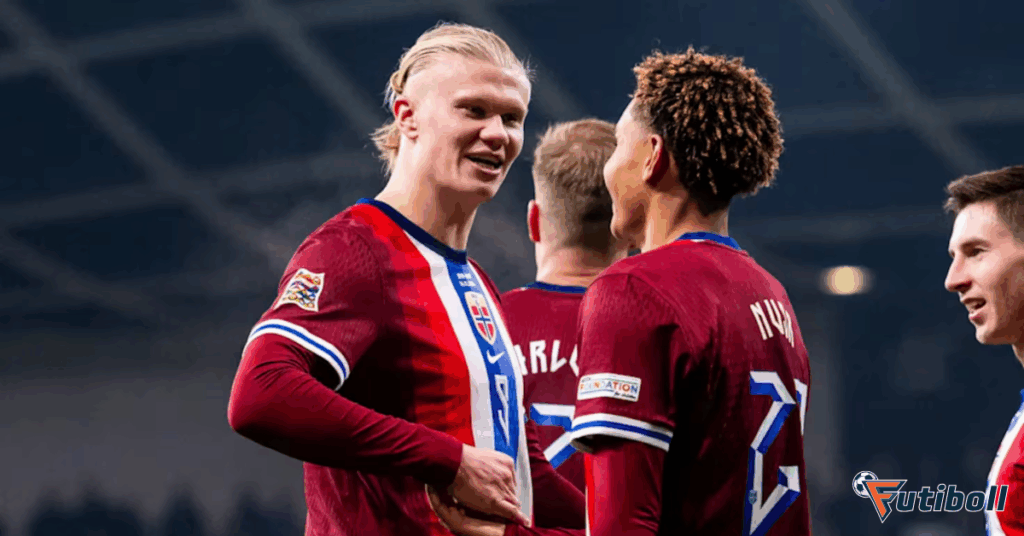 Noruega x Estônia: 4–1 com brilho de Haaland e Sørloth