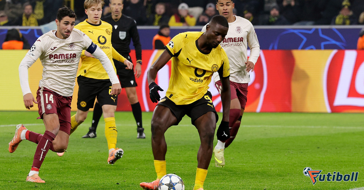 Borussia Dortmund x Villarreal 2025 – Vitória 4×0